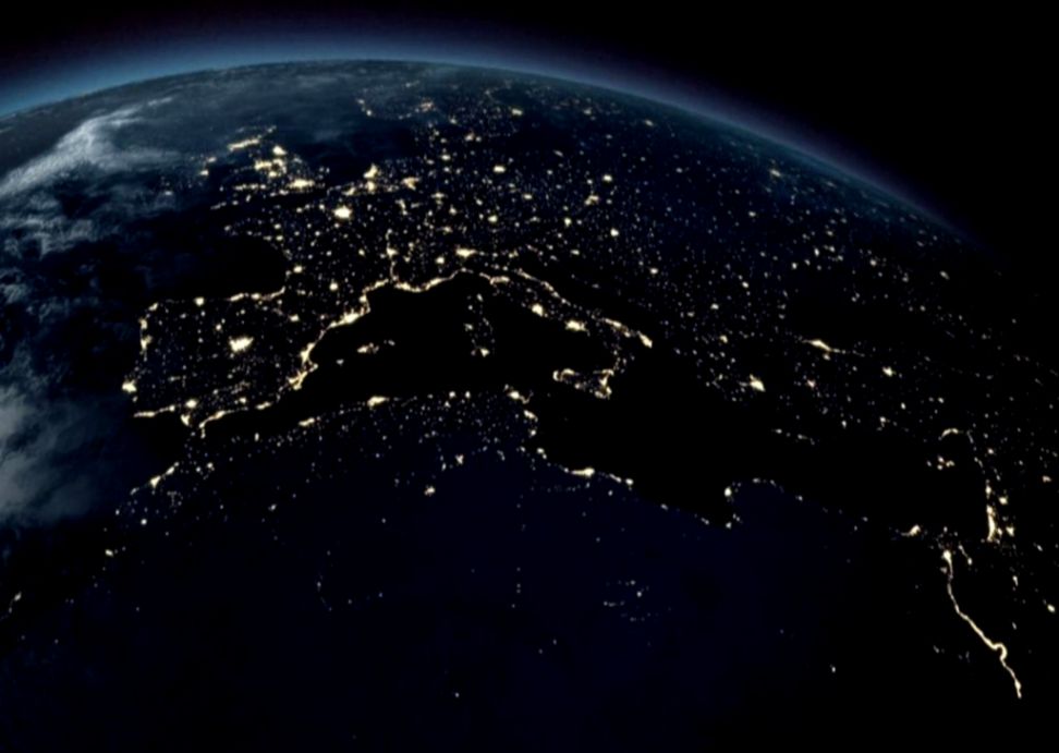 Earth At Night From Space Wallpaper Background