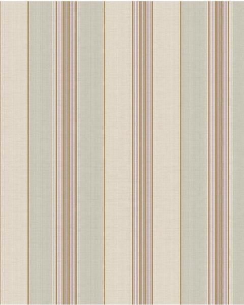 Wa7780 Waverly Classics Grey Lovers Lane Striped Wallpaper