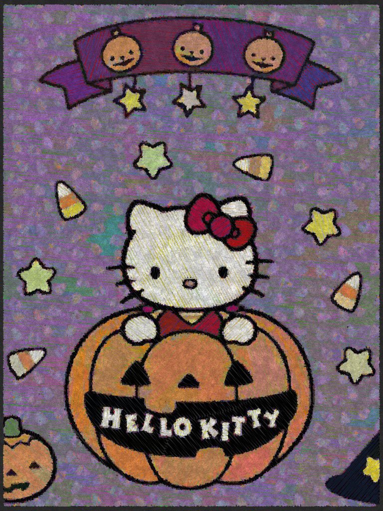hello kitty kittyrulez halloween ipad wallpapers2 Boooh Kitty