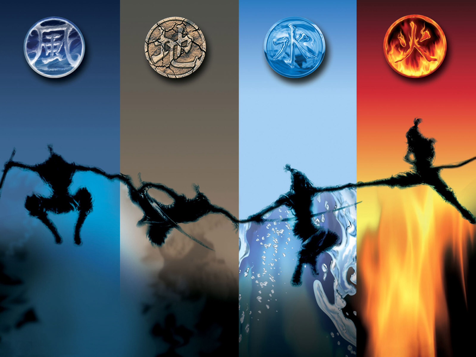 The Four Elements Image Air Earth Water Fire HD Wallpaper And