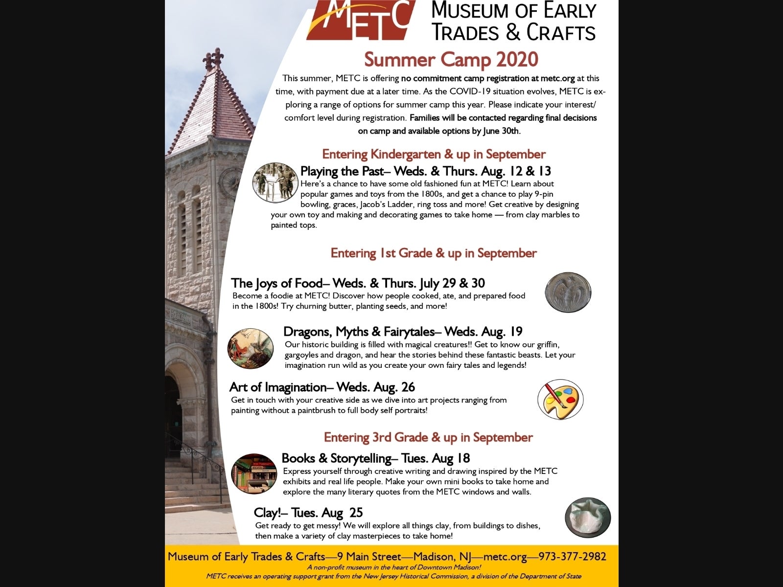 Museum of Early Trades Crafts Summer Camp In Madison Madison