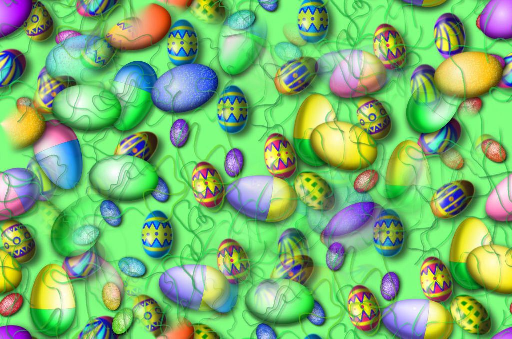 Easter Candy Background Chocolate