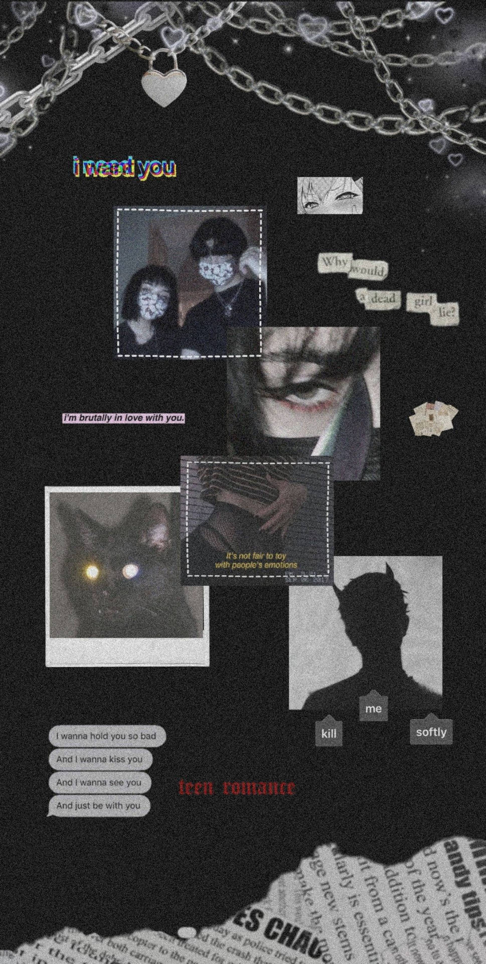 Dark Girly Wallpaper