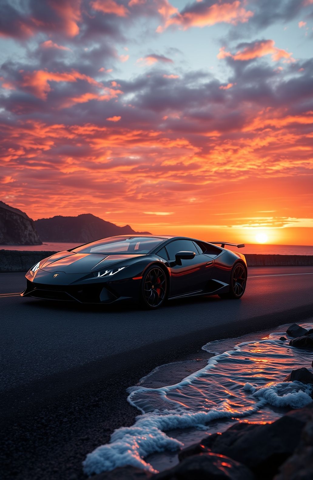 Black Lamborghini Wallpaper