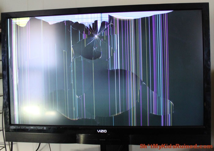 Broken Tv Screen Shattered Dreams Brokentv