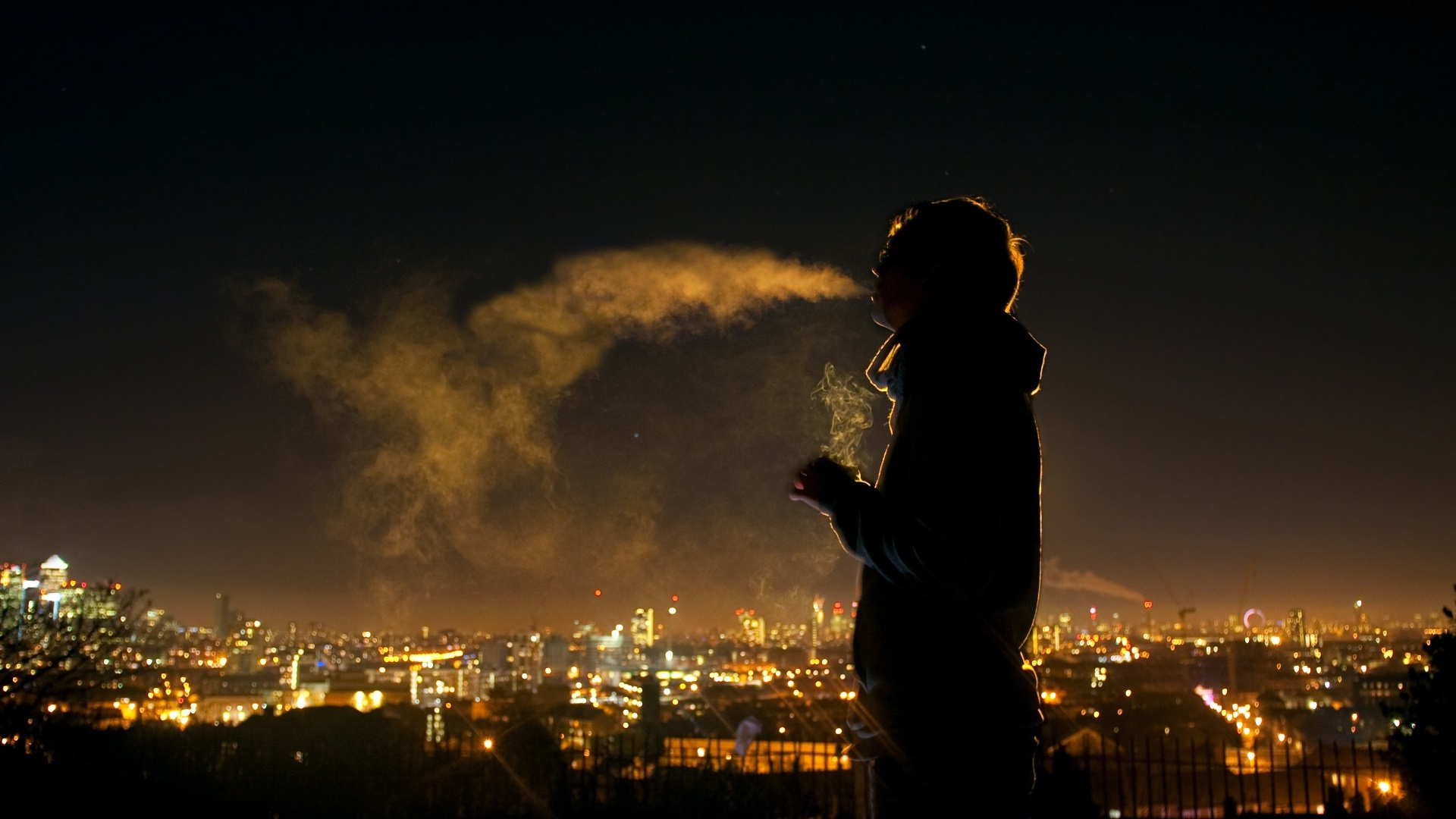 Laptop Smoke Wallpaper On