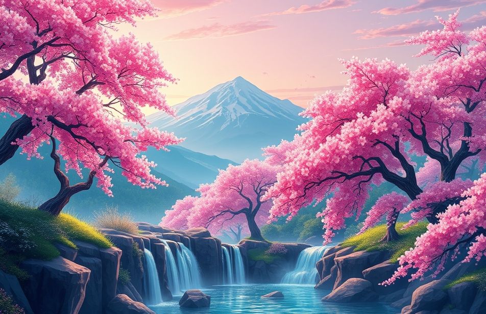 Cool Anime Landscape Wallpaper