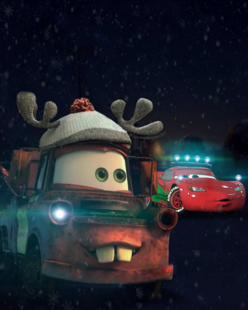Disney Cars Lightning Mcqueen And Mater Christmas By