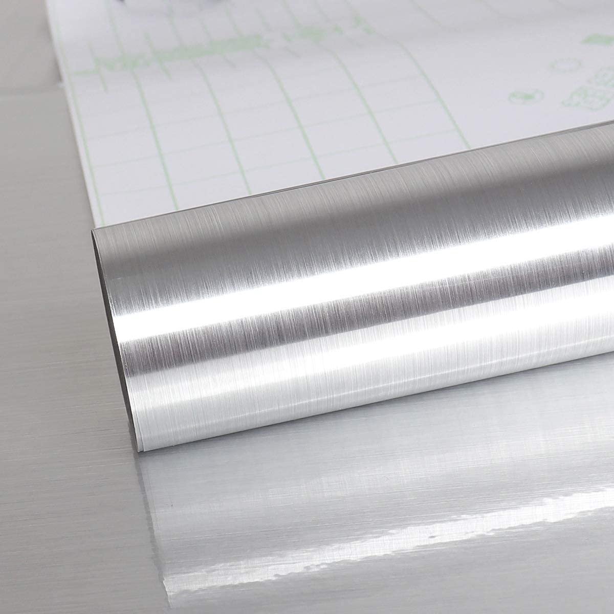 Veelike Silver Stainless Steel Contact Paper Rust