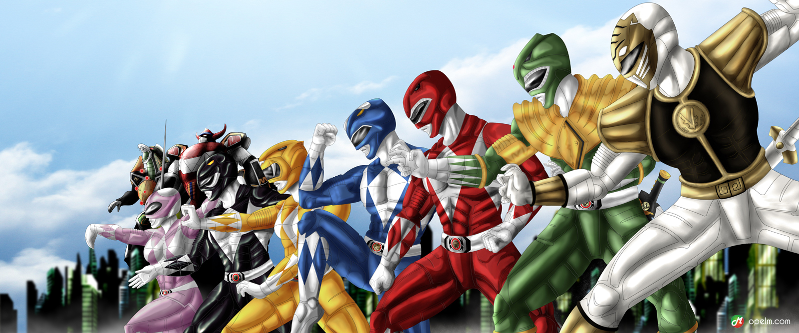 Mmpr With Zords By Gourmandhast Scraps