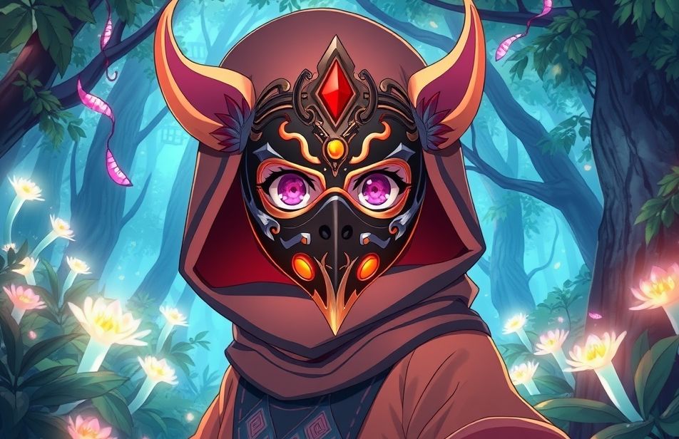Anime With Mask Wallpaper
