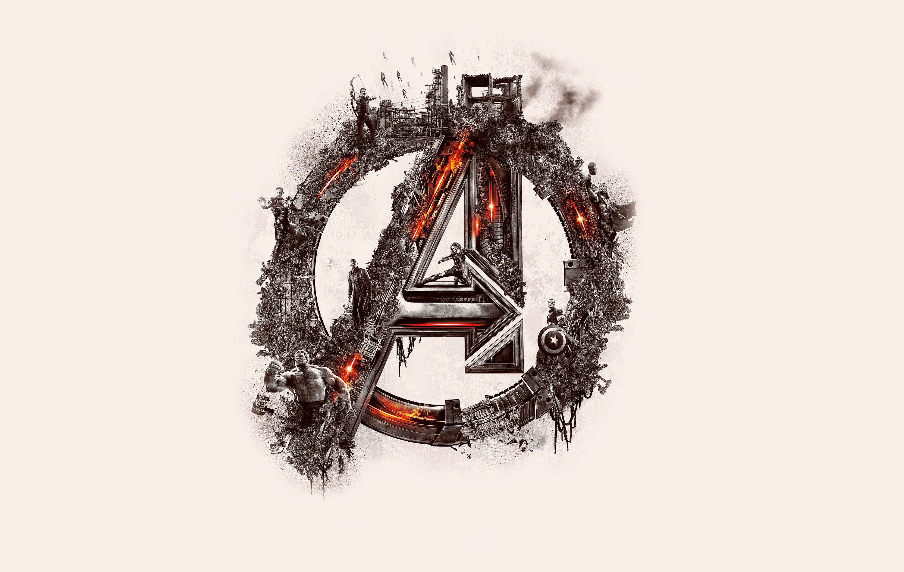 Avengers Logo 3D model | CGTrader