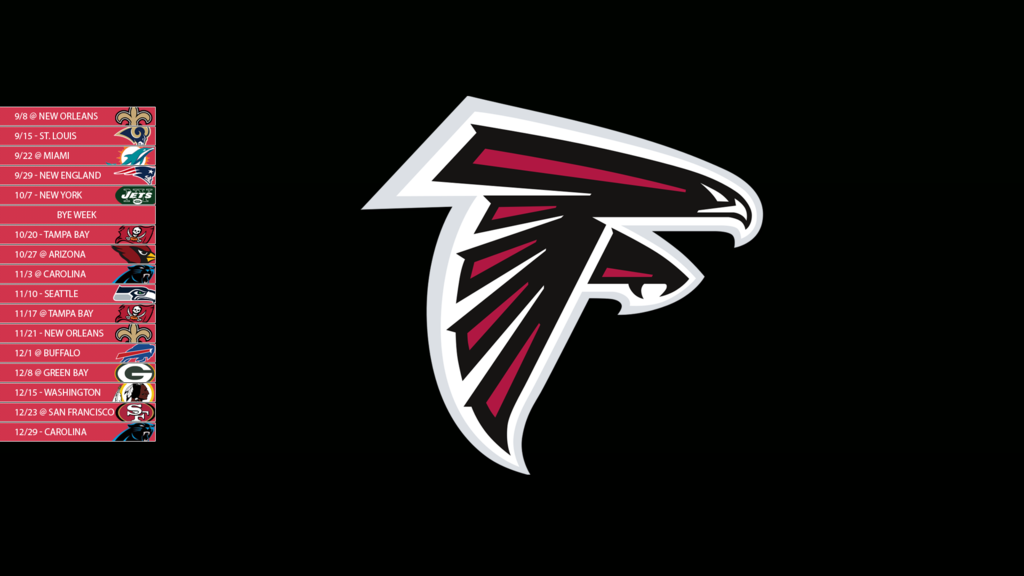 Atlanta Falcons Schedule Wallpaper By Sevenwithat