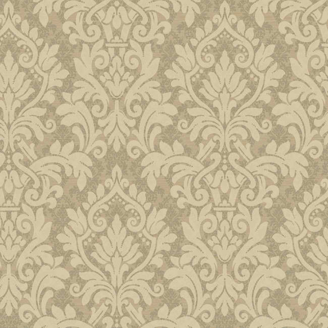 Beige Taupe HD6925 Layered Damask Wallpaper   Textures Wallpaper
