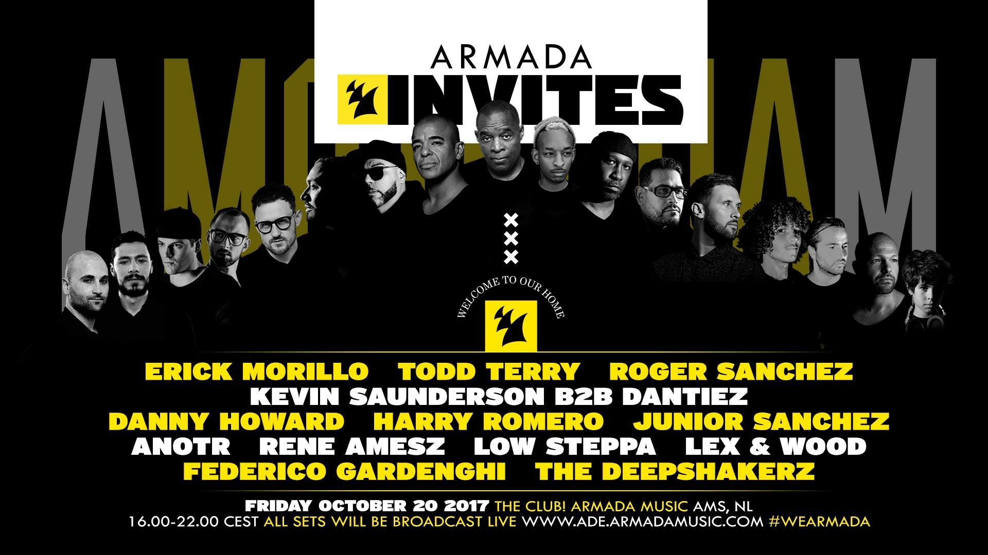 Armada Invites October Club Amsterdam Event