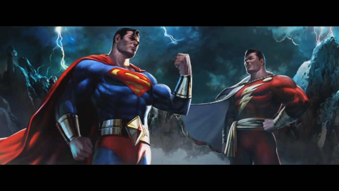 Superman Shazam Wallpaper Dcics