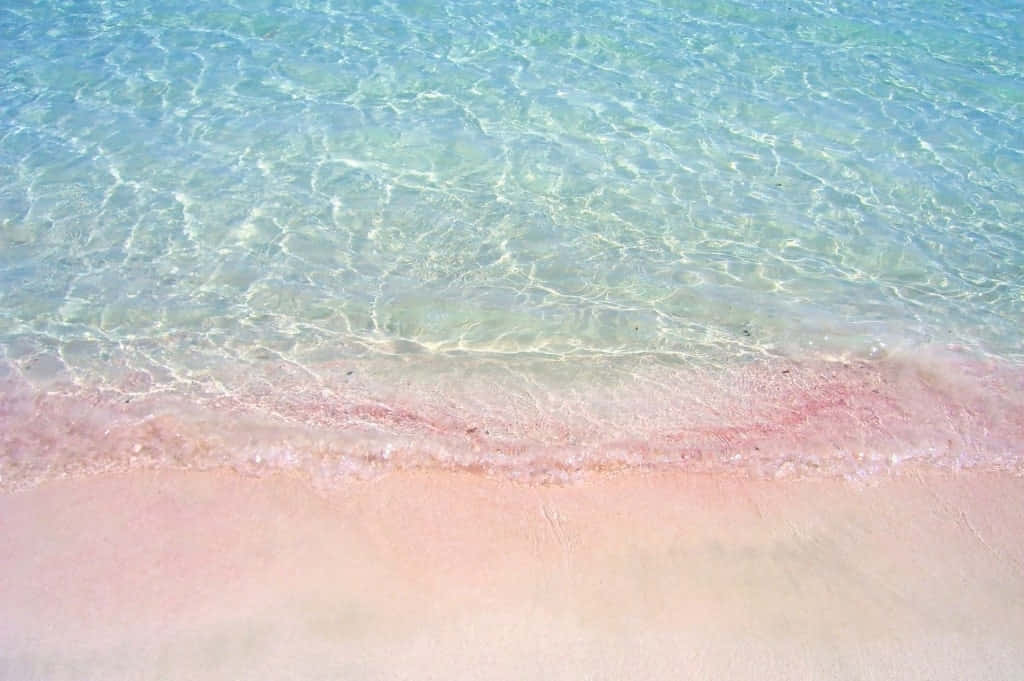 Pink Beach Aesthetic Wallpaper
