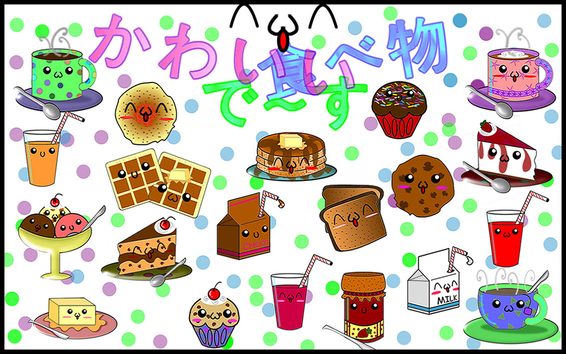 Cute Food Wallpaper By Sayuri Hime