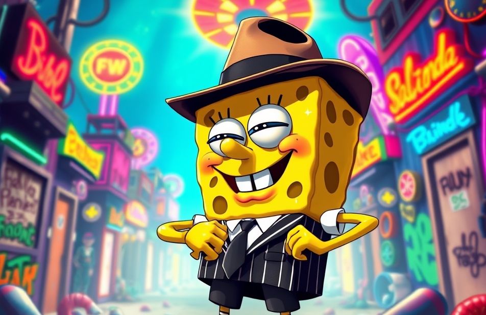 Gangster Spongebob Wallpaper