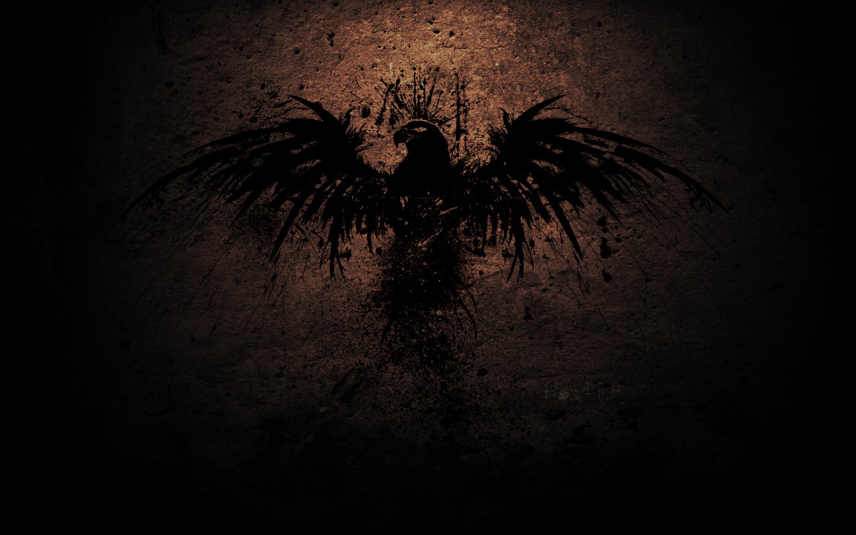 Dark Eagle Logo Wallpaper HD High