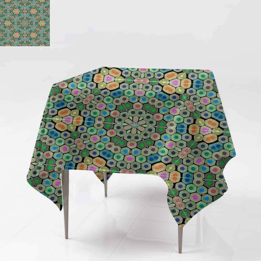 Amazon Fbdace Washable Square Tablecloth Abstract Colorful
