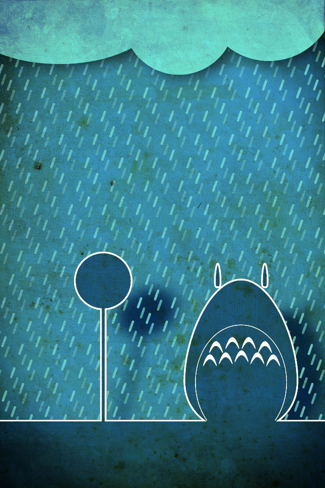 Totoro iPhone Wallpaper By