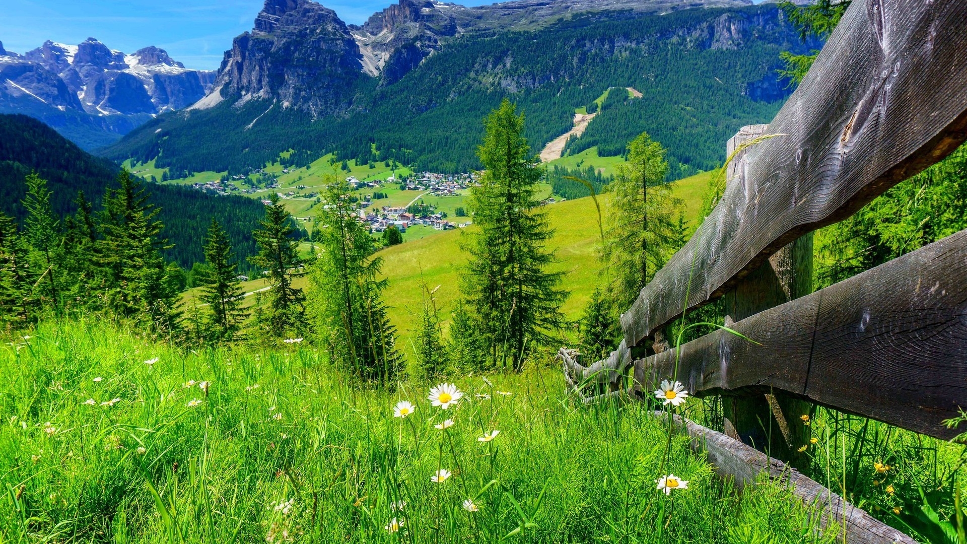 Spring Mountain Landscape Desktop Pc And Mac Wallpaper