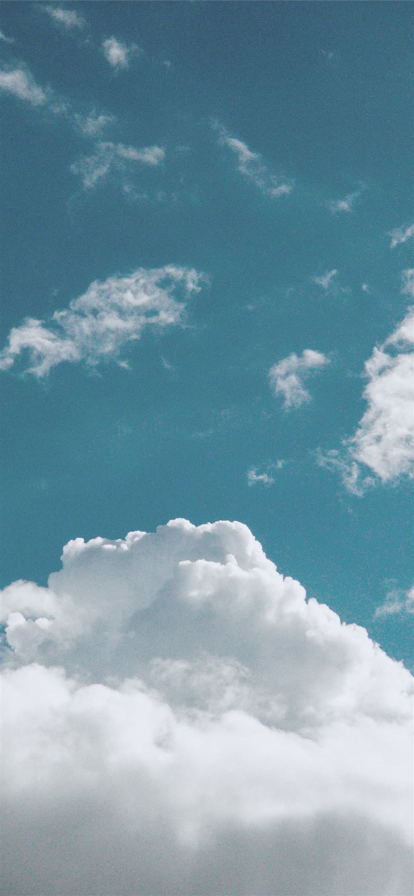 Blue Sky And White Clouds iPhone Wallpaper