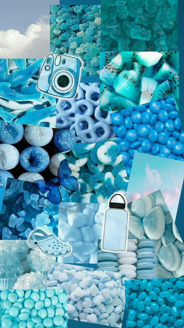Made This Aesthetic Blue Wallpaper