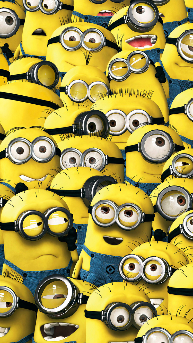 Free Download Minions Pattern Iphone Wallpaper Hd 750x1334 For Your Desktop Mobile Tablet Explore 50 Minion Wallpaper For Iphone Despicable Me Iphone Wallpaper Despicable Me Wallpaper For Desktop Minion Phone Wallpaper