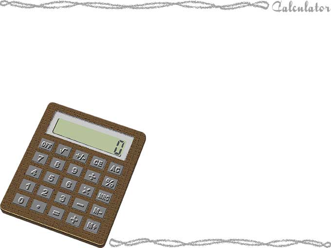 Calculator Ppt Background Background