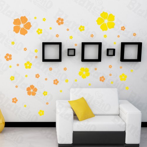Free download Pink Warm Flower Large Wall Decals Stickers Appliques