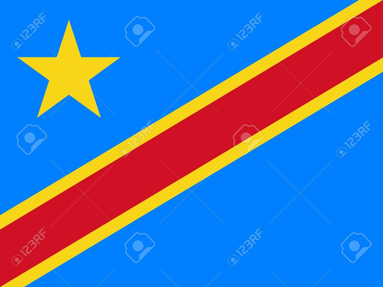 National Flag Of Congo Country World Background Wallpaper