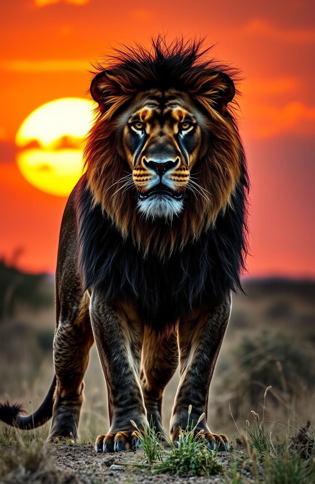 Black Lion HD Wallpaper