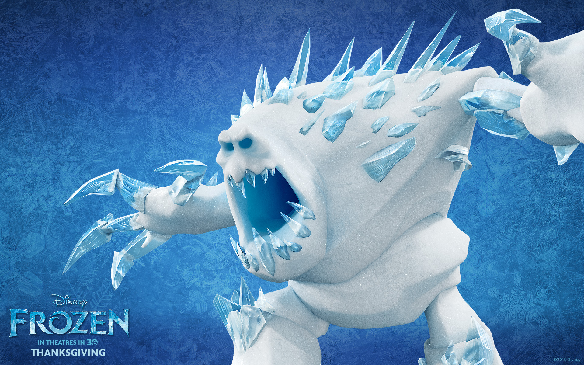 Marshmallow The Snow Creature From Disney S Frozen Desktop