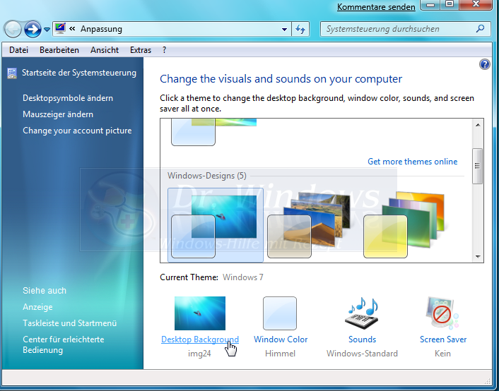 Desktop For Slideshow Wallpaper Vista