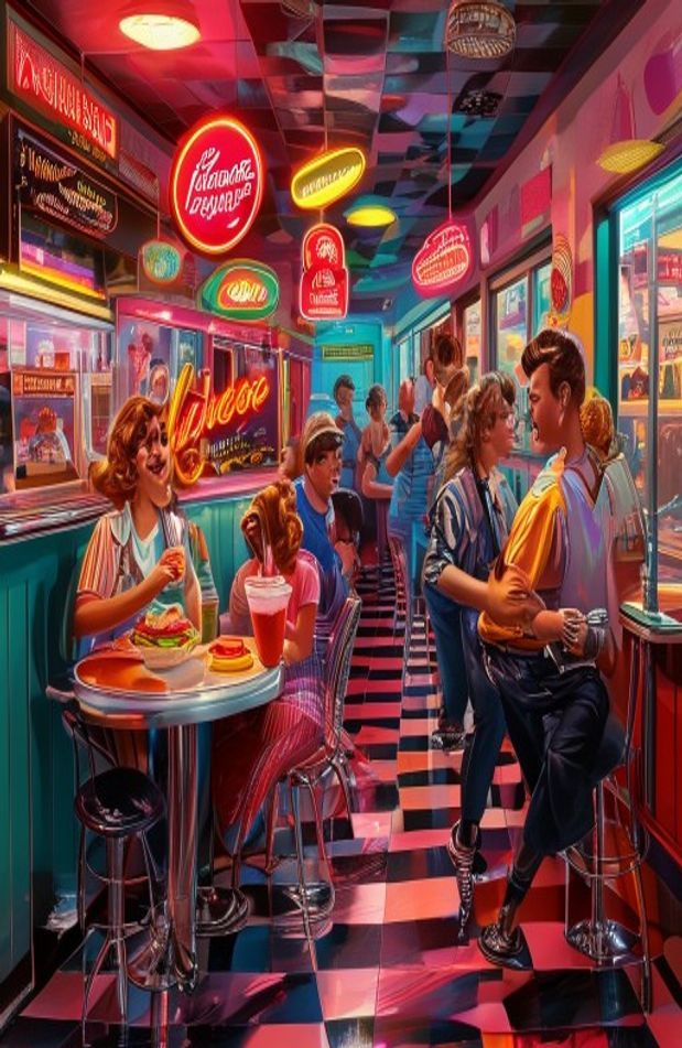 50s Diner Wallpaper
