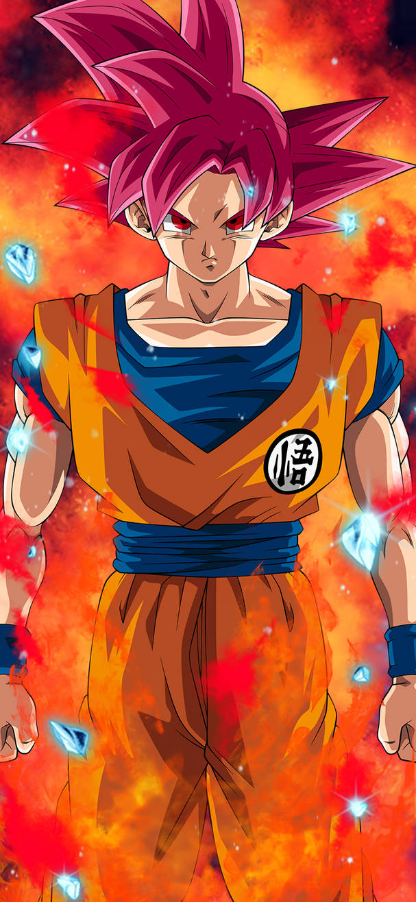Super Saiyan God Goku Wallpaper By Lord Makkusu