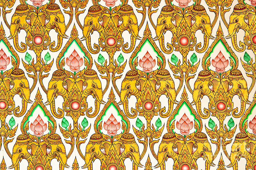 Thai Pattern Design By Phalakon Jaisangat