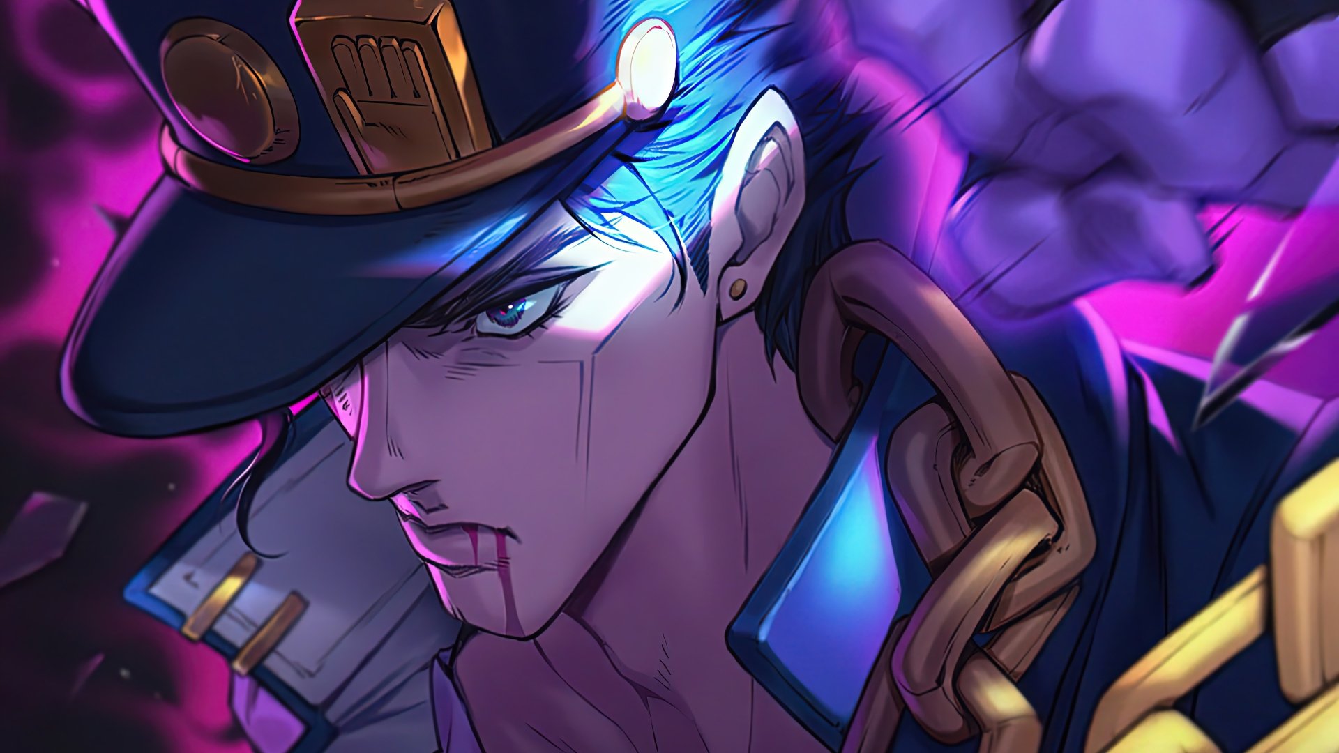 Jotaro Kujo Anime Jojo S Bizarre Adventure 4k Ultra HD Wallpaper By Citemer Liu