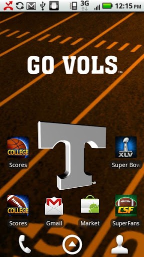 Officially Licensed Tennessee Volunteers Live Wallpaper With Animated