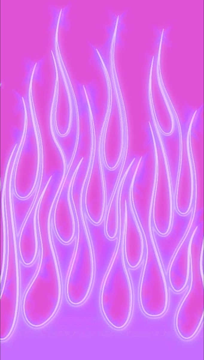 Pink Flames Wallpaper