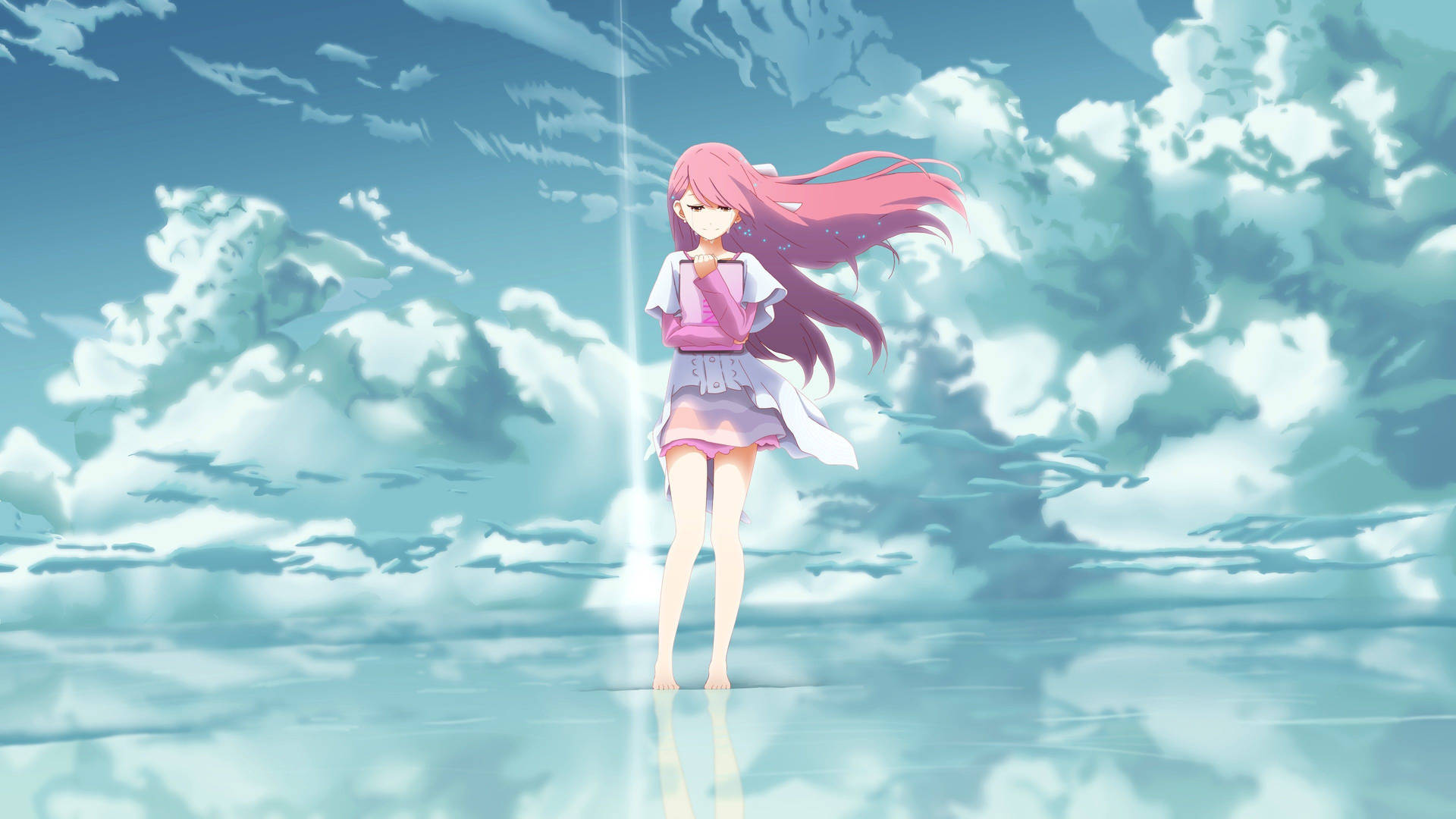 Pink Anime Aesthetic Wallpaper