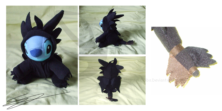 HTTYD   Stitch as Toothless by LiChiba on