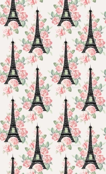Eiffel Tower Pattern iPhone Wallpaper Phone