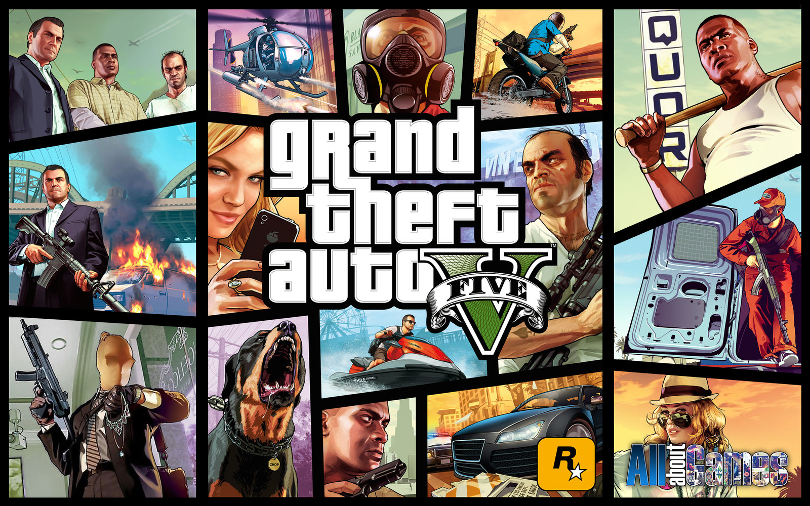 Grand Theft Auto V Wallpaper By eduard2009