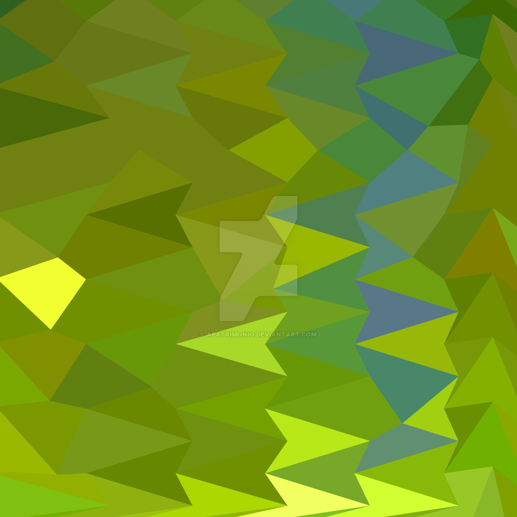 June Bud Green Abstract Low Polygon Background by apatrimonio on