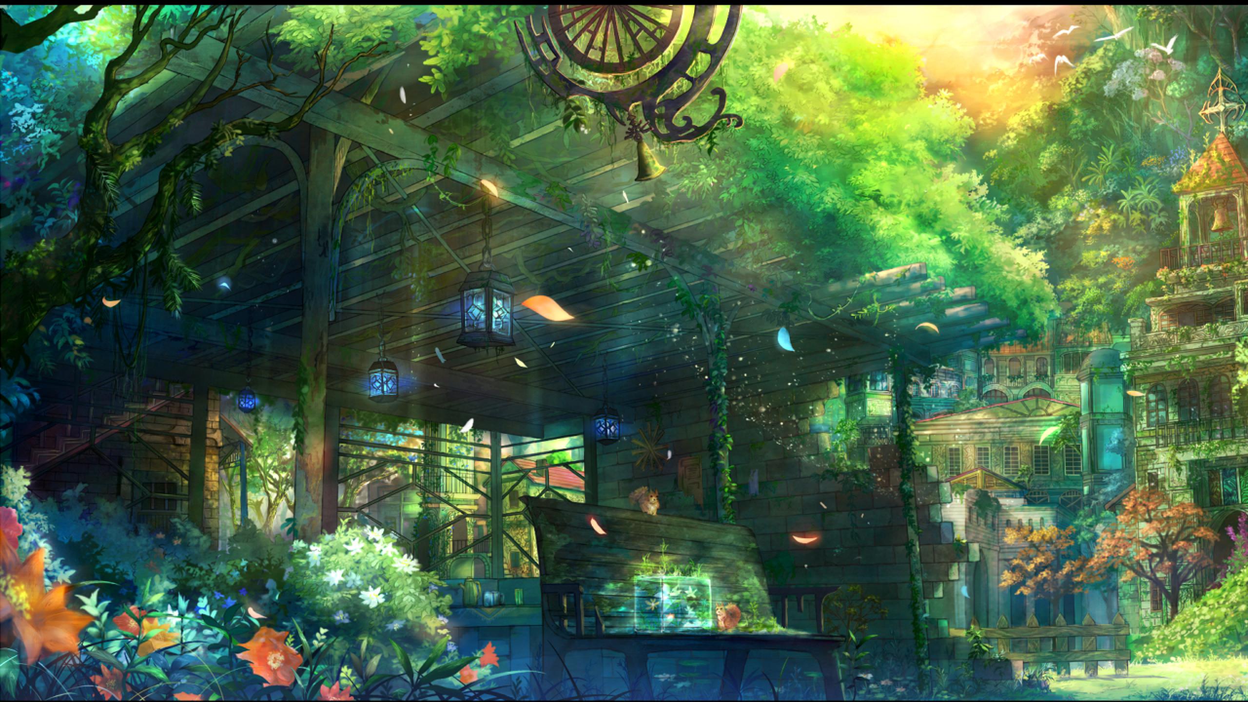 Hình nền widescreen anime vườn đẹp lấy cảm hứng từ một thế giới đang triển khai trước mắt. Những cánh đồng tươi tốt và hoa lá rực rỡ kết hợp với nhân vật anime đầy sức sống sẽ mang đến cho bạn một tầm nhìn rộng hơn về cuộc sống và vũ trụ.