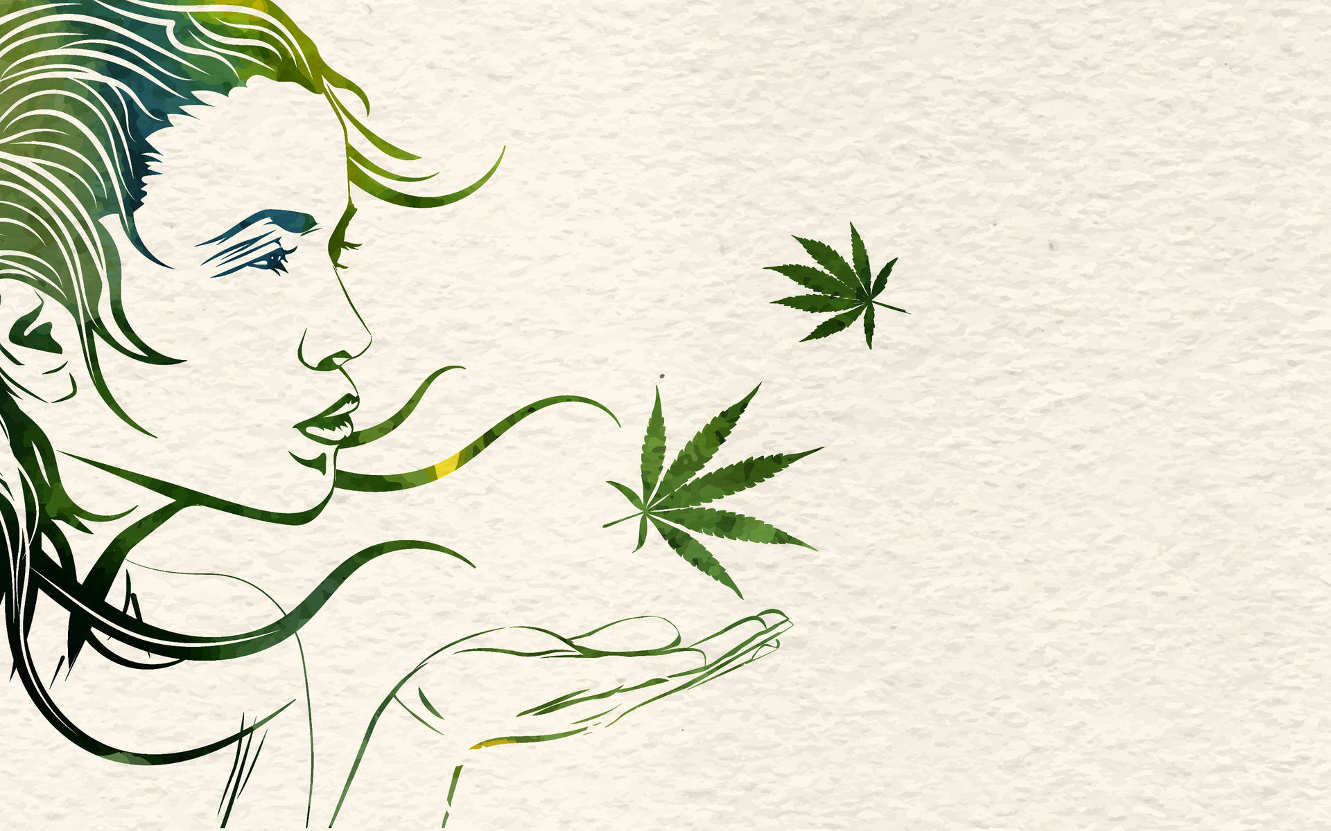 Smoking Weed Wallpaper
