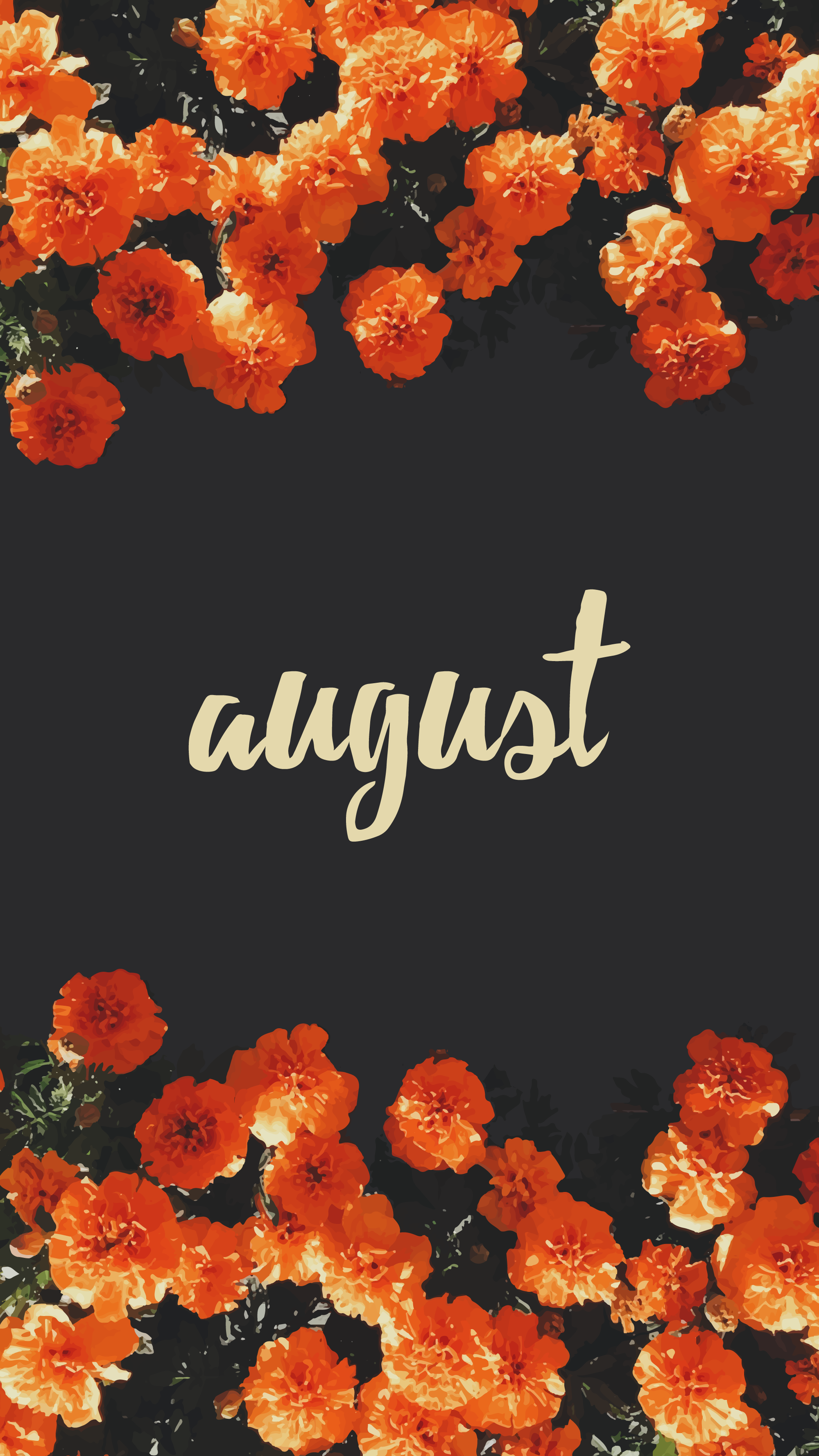 August 2017 calendar wallpaper for desktop background